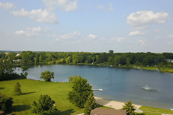 Direct access to private 28-acre lake